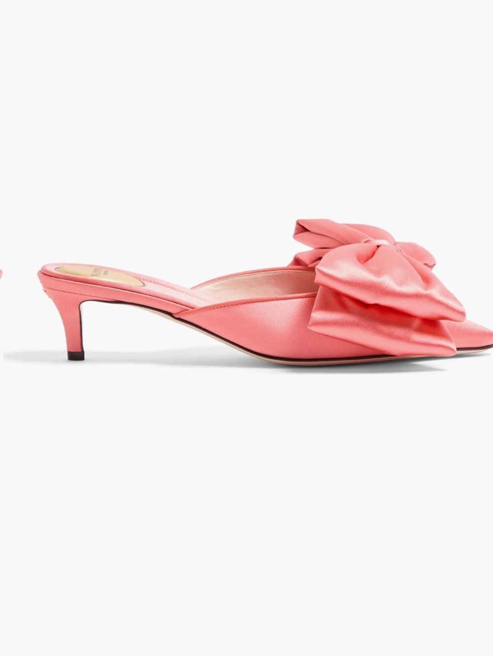 Valentino Garavani Yolande Bow Pointed Toe Mule Pump - Picture 5 of 8